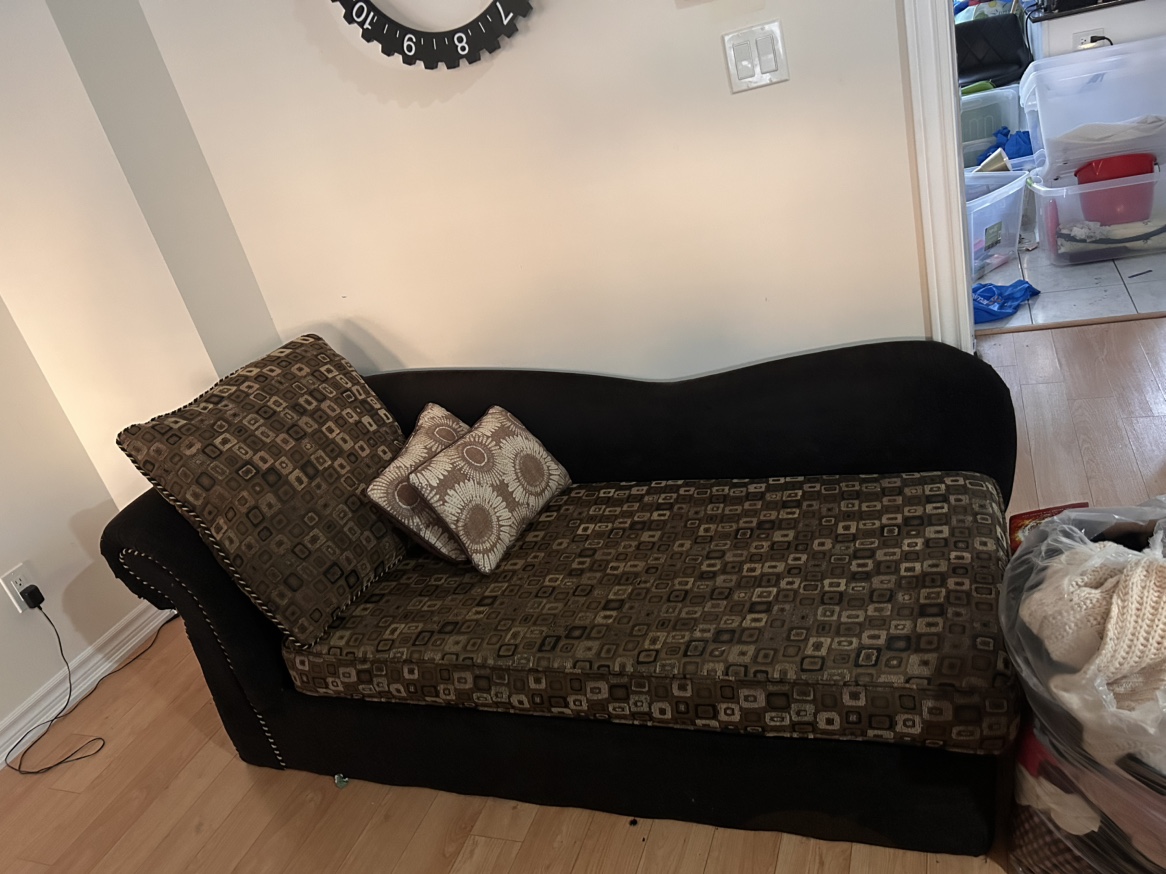 Brown Armchair and Chaise Lounge - photo 3