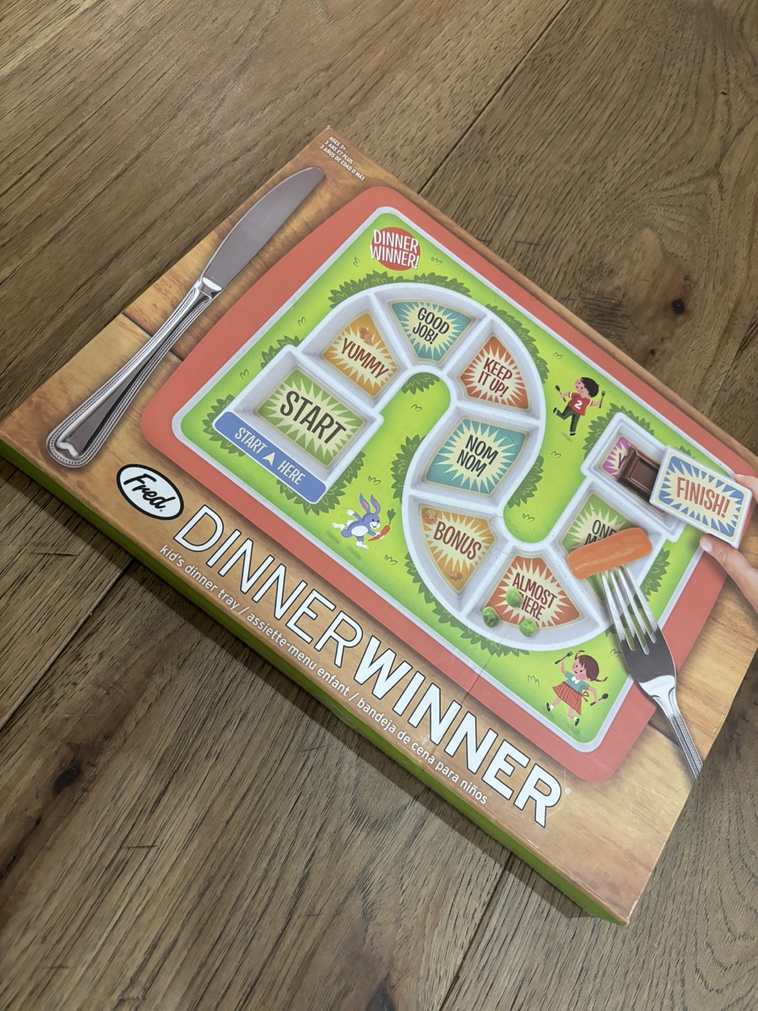 Dinner Winner Game Plate