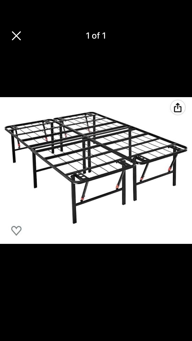 Queen Size Bed Frame and Mattress - photo 2