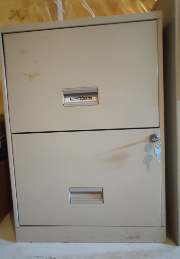 Steelcase Two Drawer Filing Cabinet
