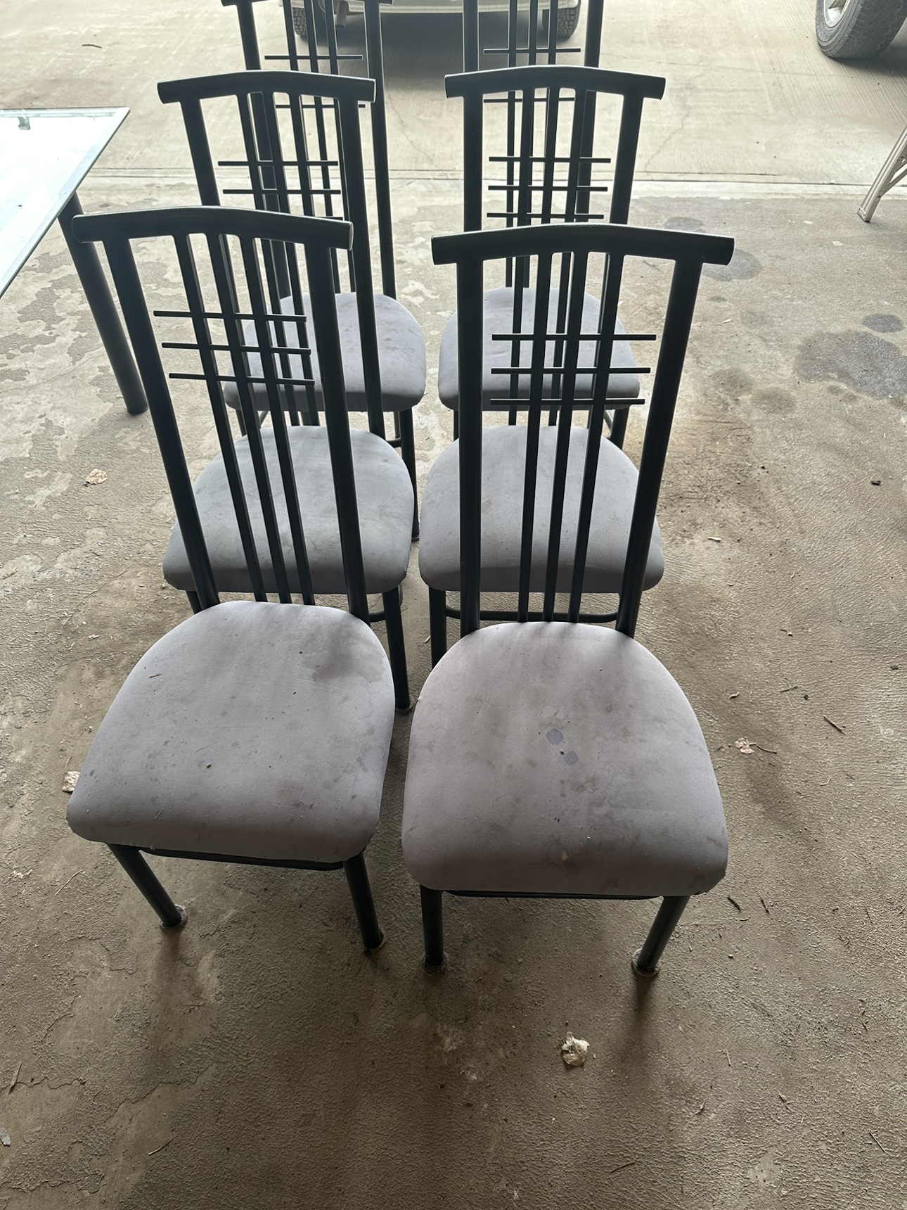 Glass Dining Table and 6 Chairs - photo 2