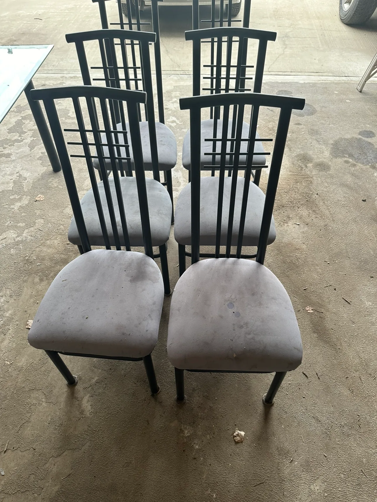 Glass Dining Table and 6 Chairs image indicator(2)