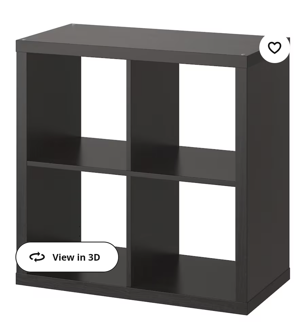 IKEA KALLAX shelf brown