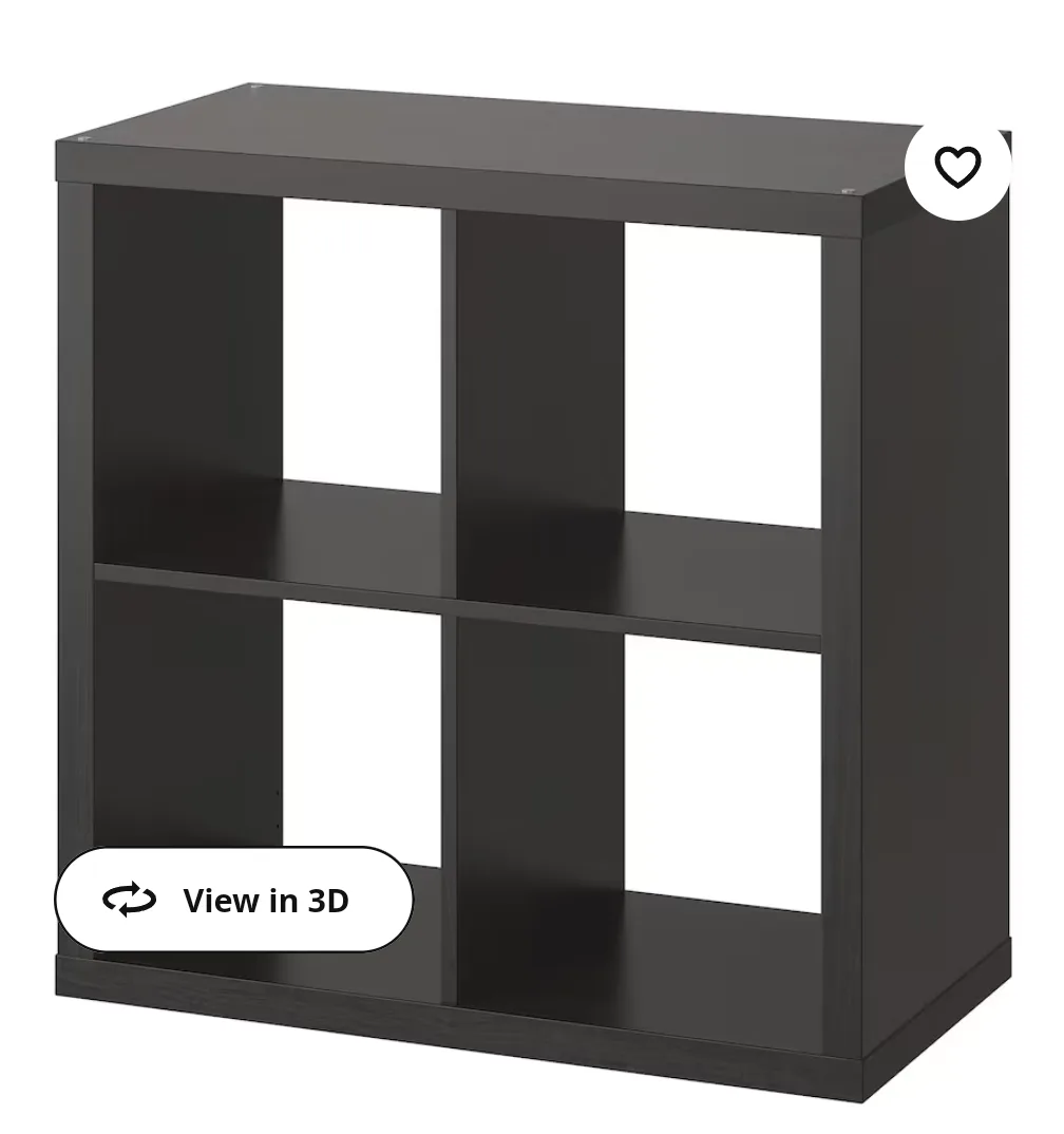 IKEA KALLAX shelf brown thumbnail