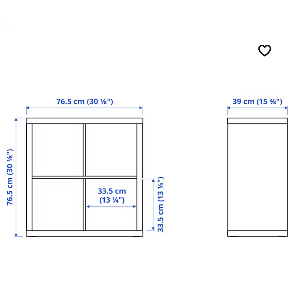 IKEA KALLAX shelf brown - photo 2