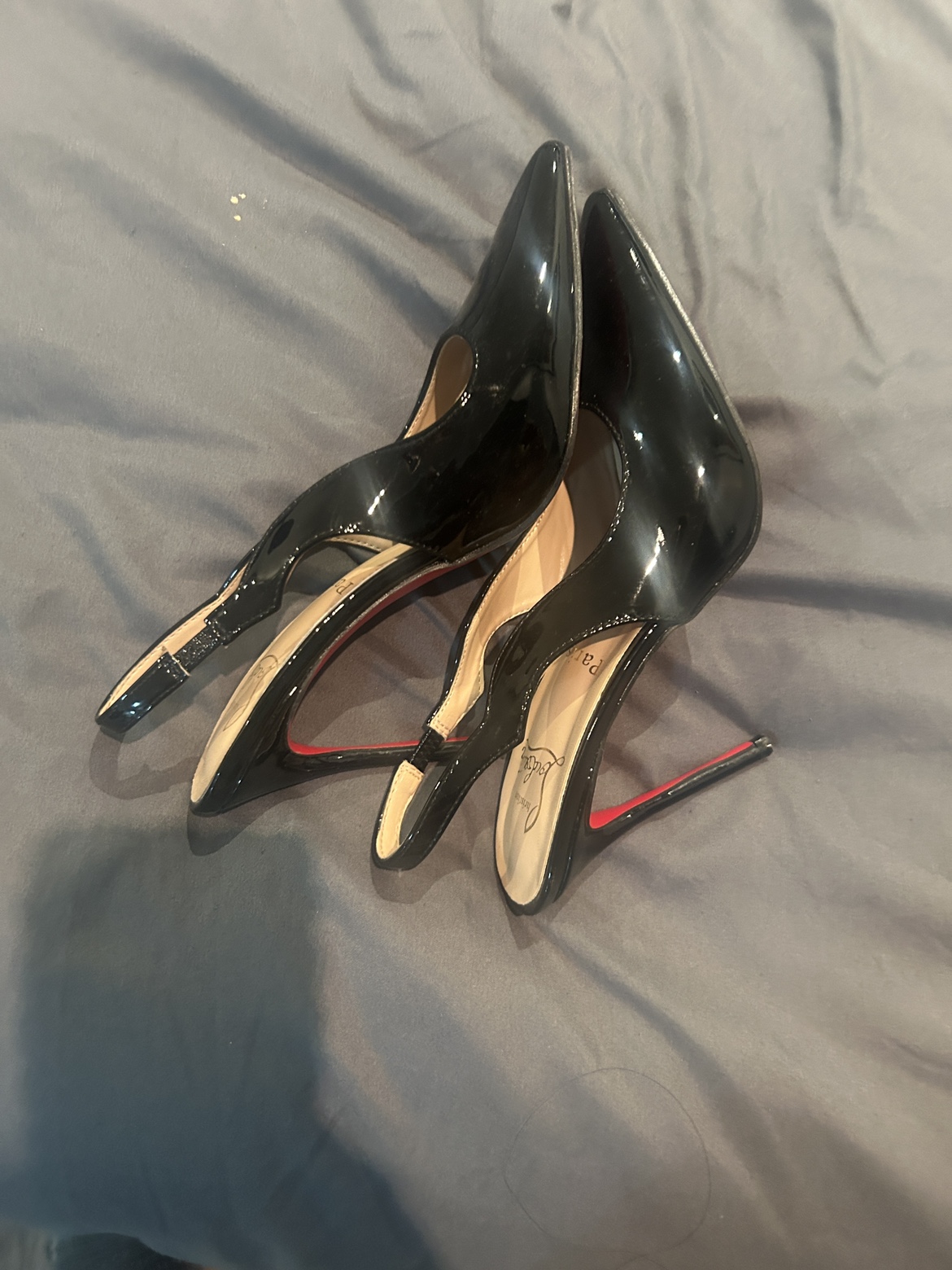 Black Slingback Heels - photo 3