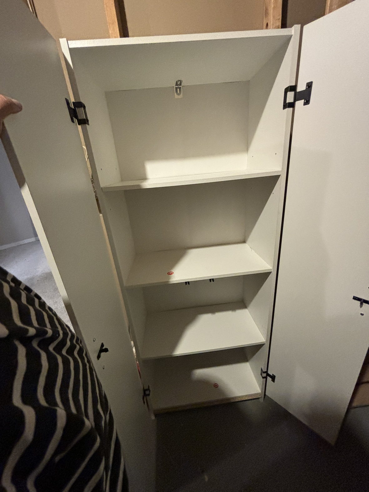 Free fridge, shelf and cupboard