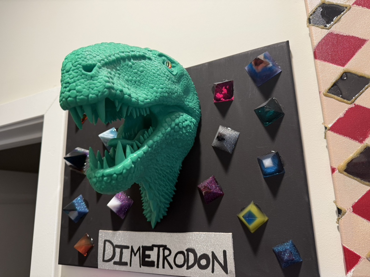 3D printed Dimetrodon Wall Decor - photo 3