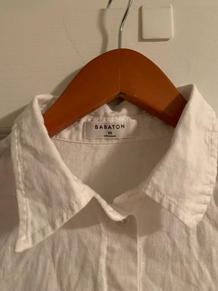 Babaton White Linen Shirt image indicator(2)