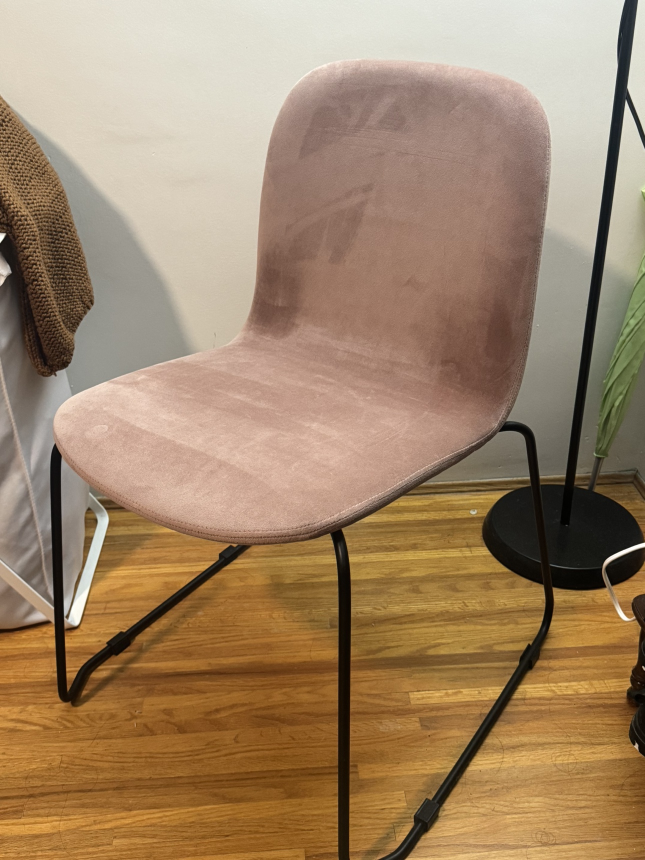 Pink Velvet Dining Chair