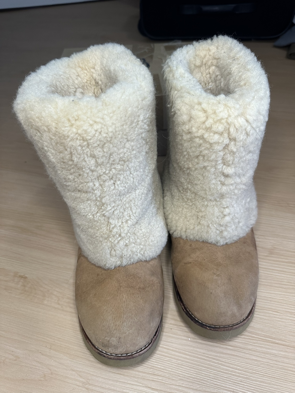 UGG Maylin Chestnut Suede Shearling Waterproof Womens Boots - photo 5