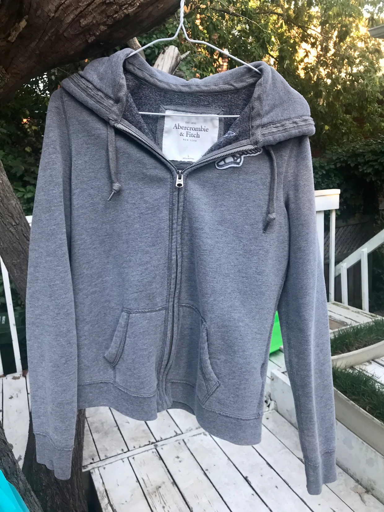 Abercrombie & Fitch Grey Hoodie image indicator(4)