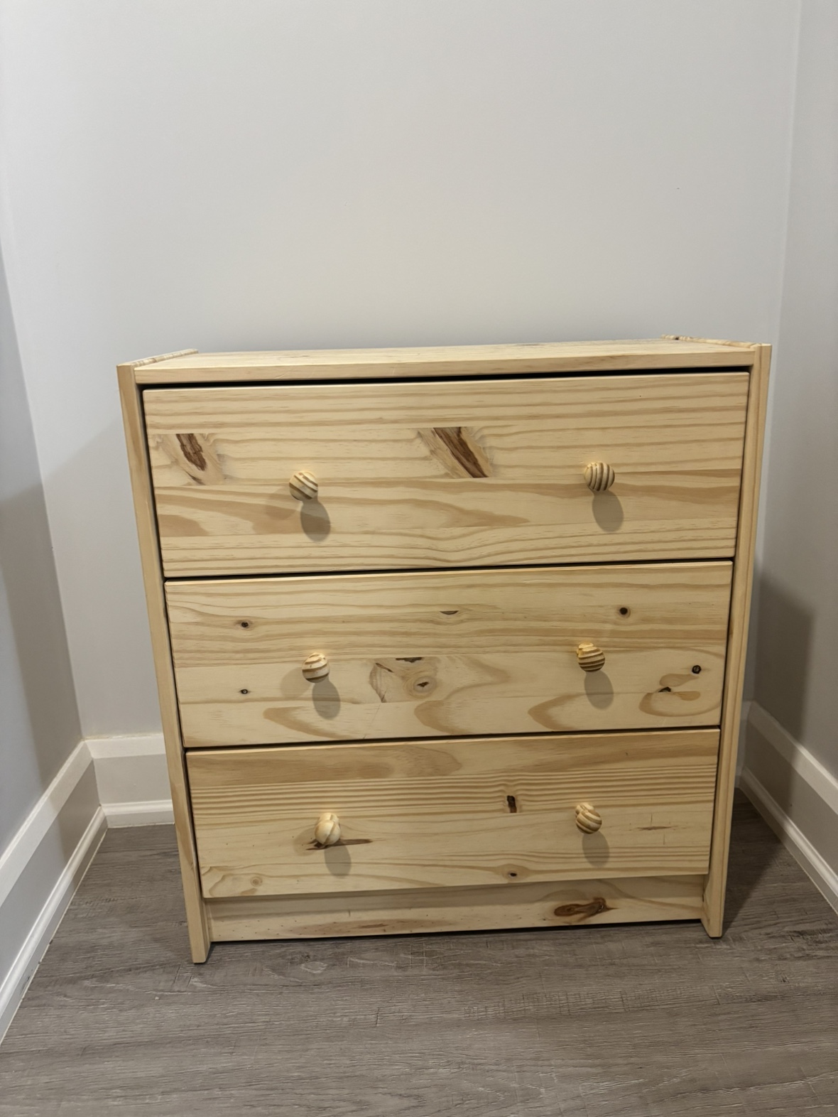 Three Drawer Dresser