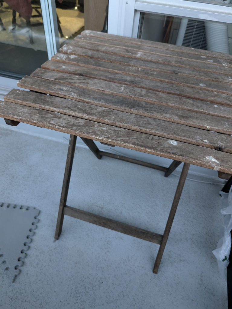 Folding Wooden Table - photo 4
