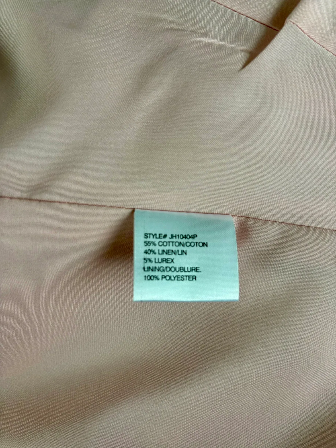 Pink Blazer, linen cotton blend image indicator(4)