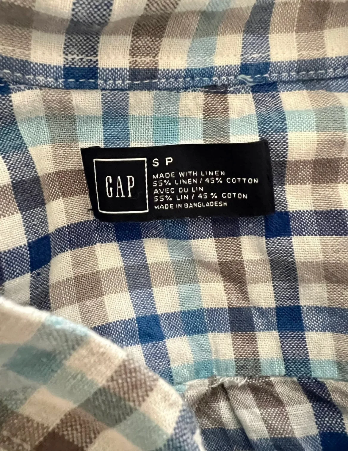 Gap Plaid Button Up Shirt image indicator(2)