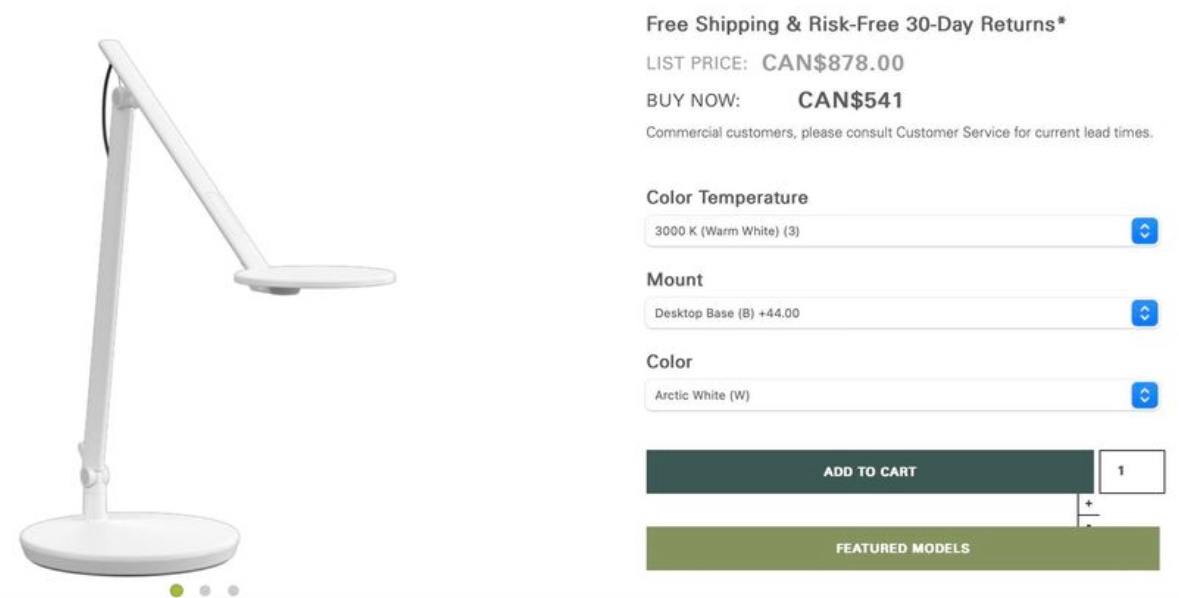 Humanscale Nova Task Light - photo 3
