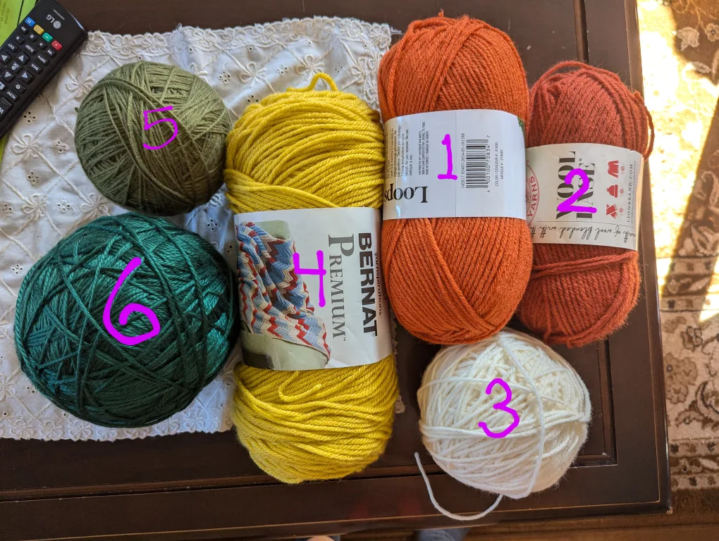 Crochet Pumpkin Keychain image indicator(3)