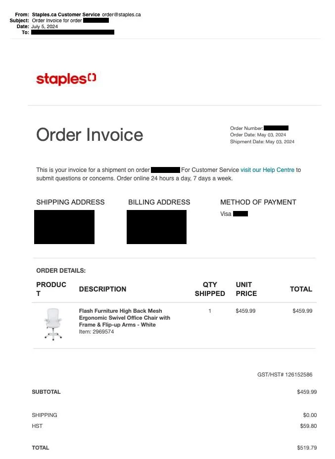 Brand new. In box. White Mesh Office Chair image indicator(7)