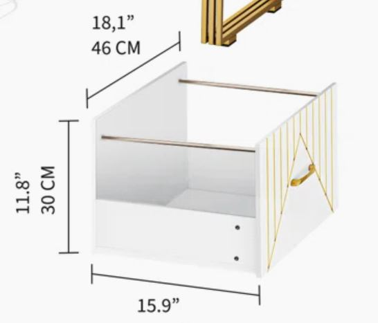 White Desk Drawer Organizer - photo 3
