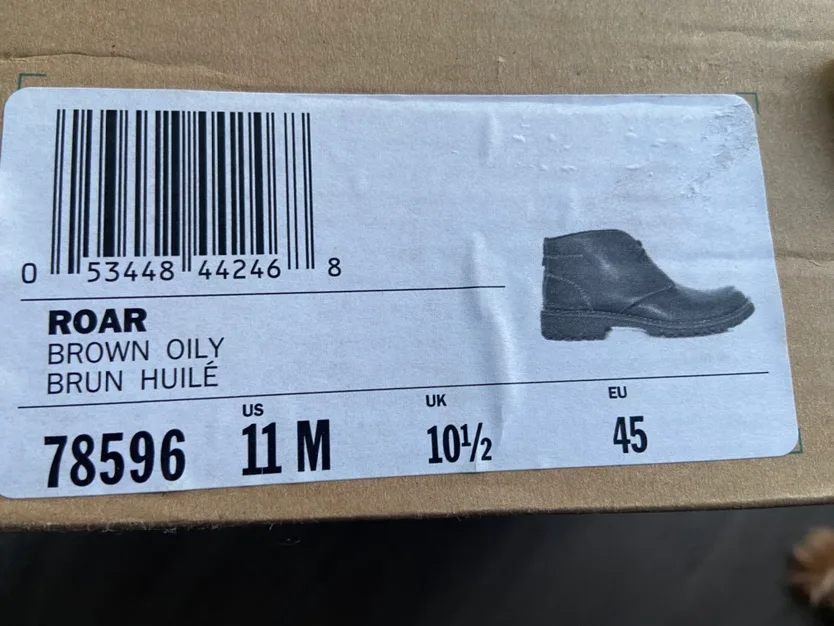 New! Clarks Men's Brown Leather Boots image indicator(3)