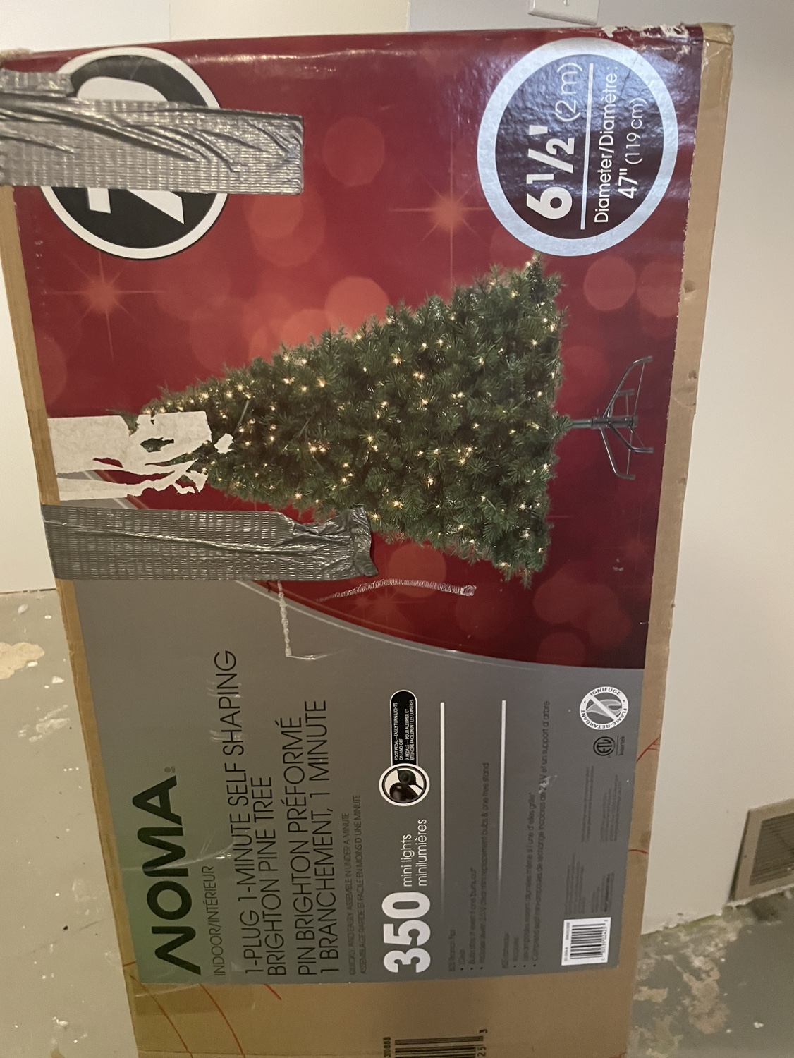 Christmas tree for sale with box - photo 2