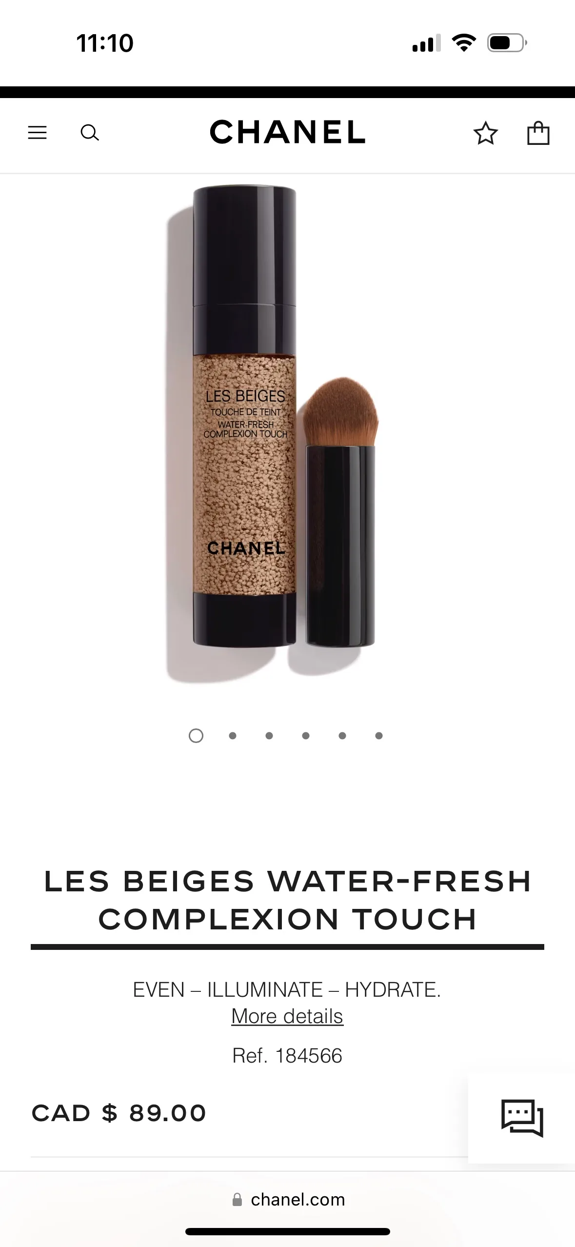Chanel Les Beiges Water-Fresh Complexion Touch thumbnail