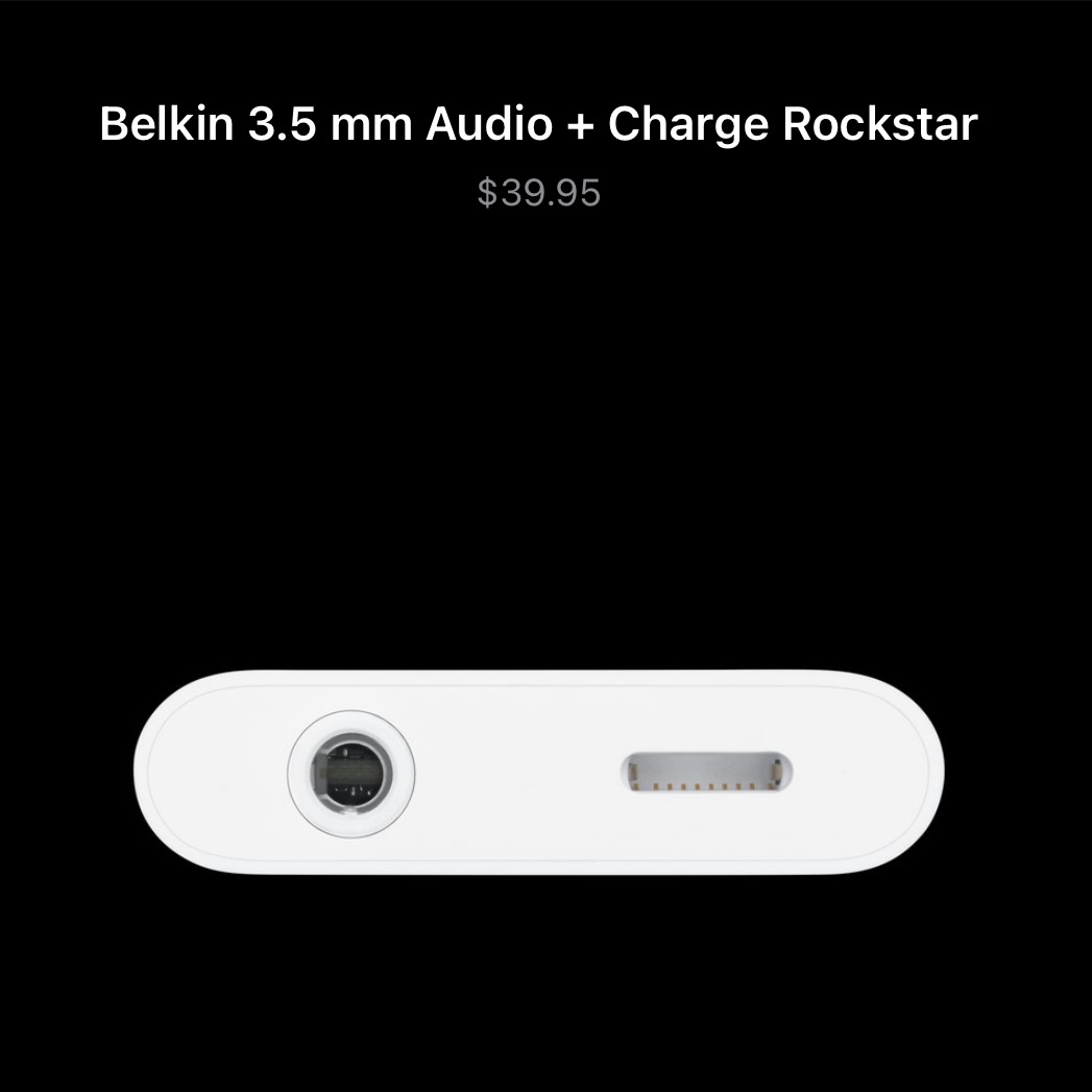 Belkin 3.5 mm Audio + Charge for iPhone - photo 4