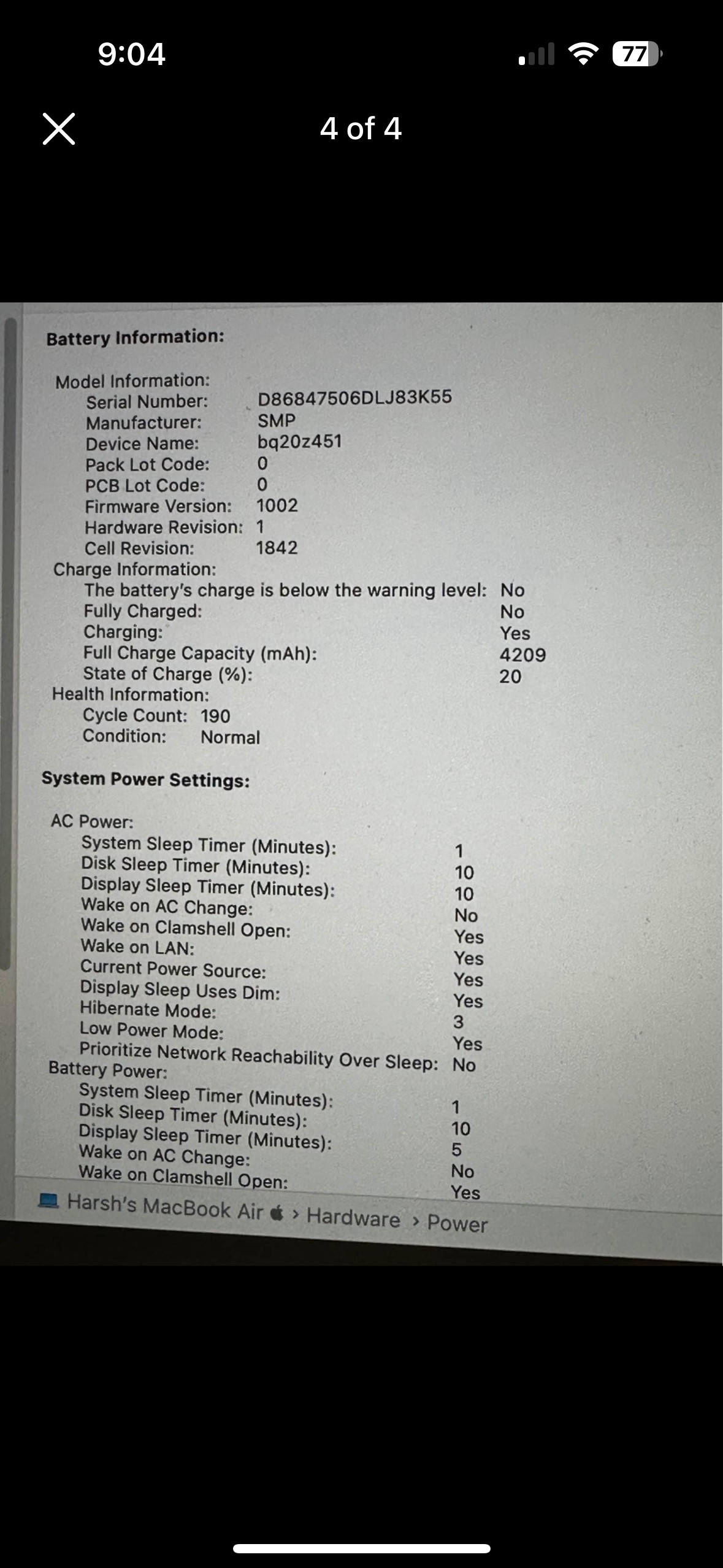 MacBook Air 13 inch 2018 16gb 256gb - photo 4