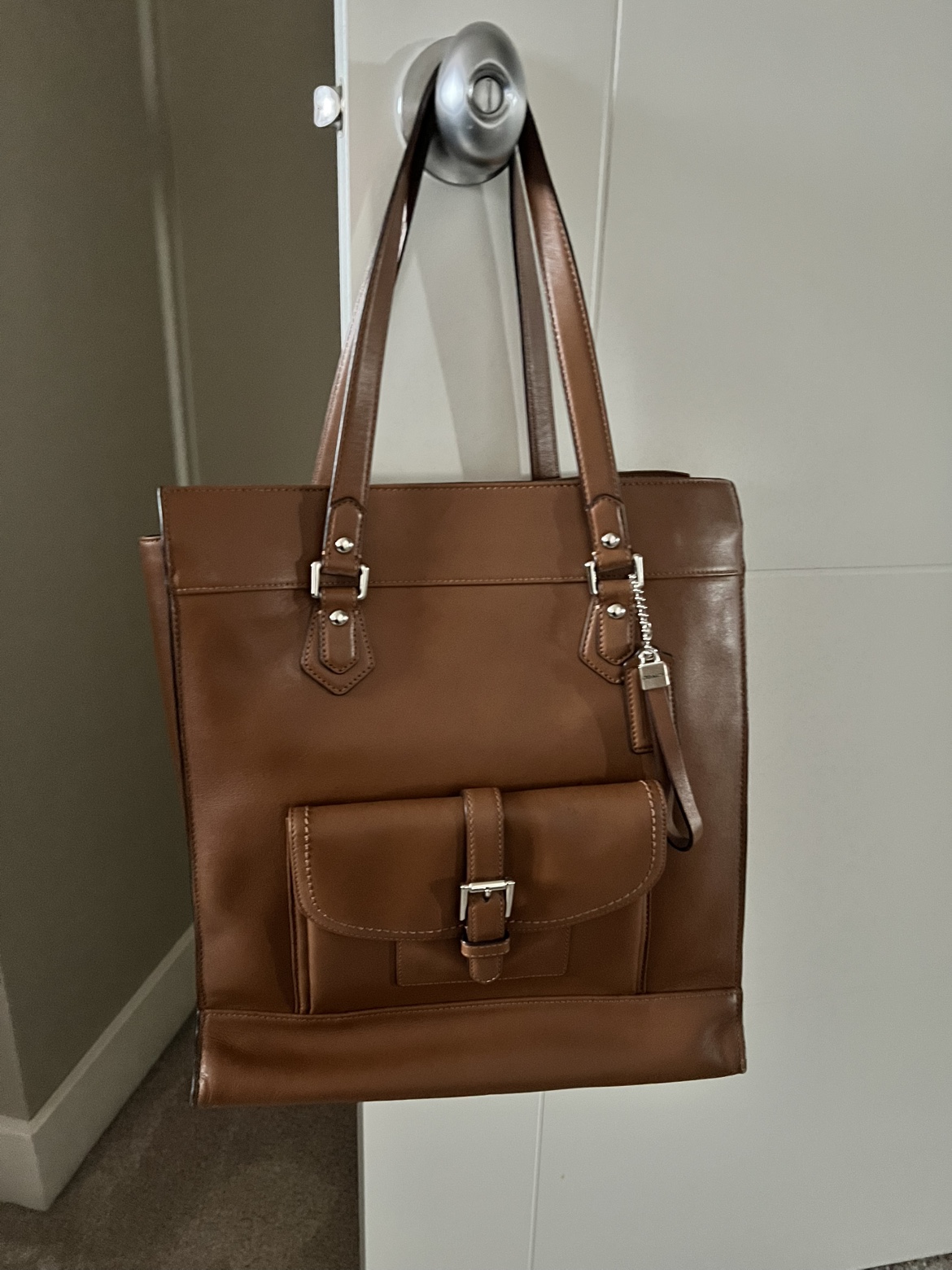 Coach Leather Tote Bag