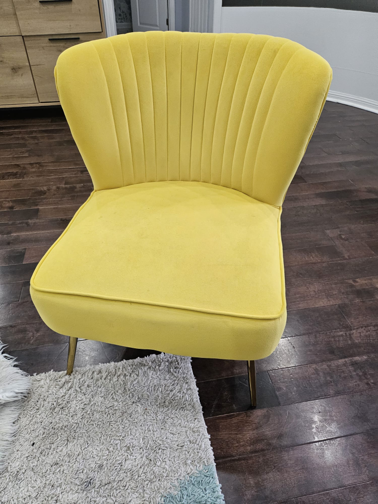 Yellow Accent Chair set of 2 - photo 4