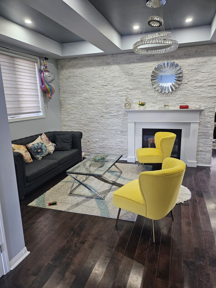 Yellow Accent Chair set of 2 - photo 5