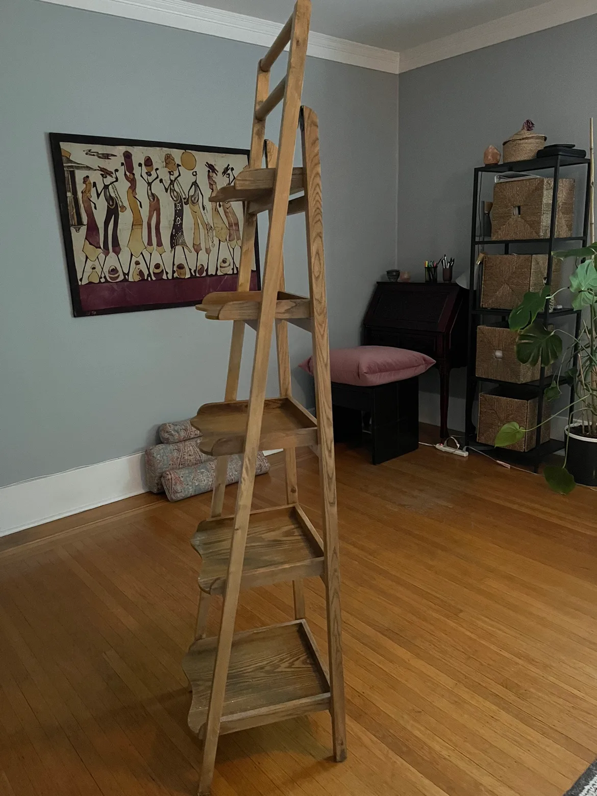 Wooden Ladder Shelf thumbnail