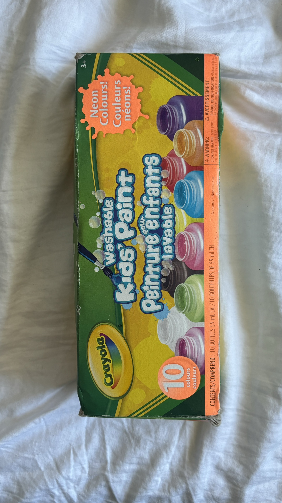 Crayola Washable Kids Paint Neon 10 colours
