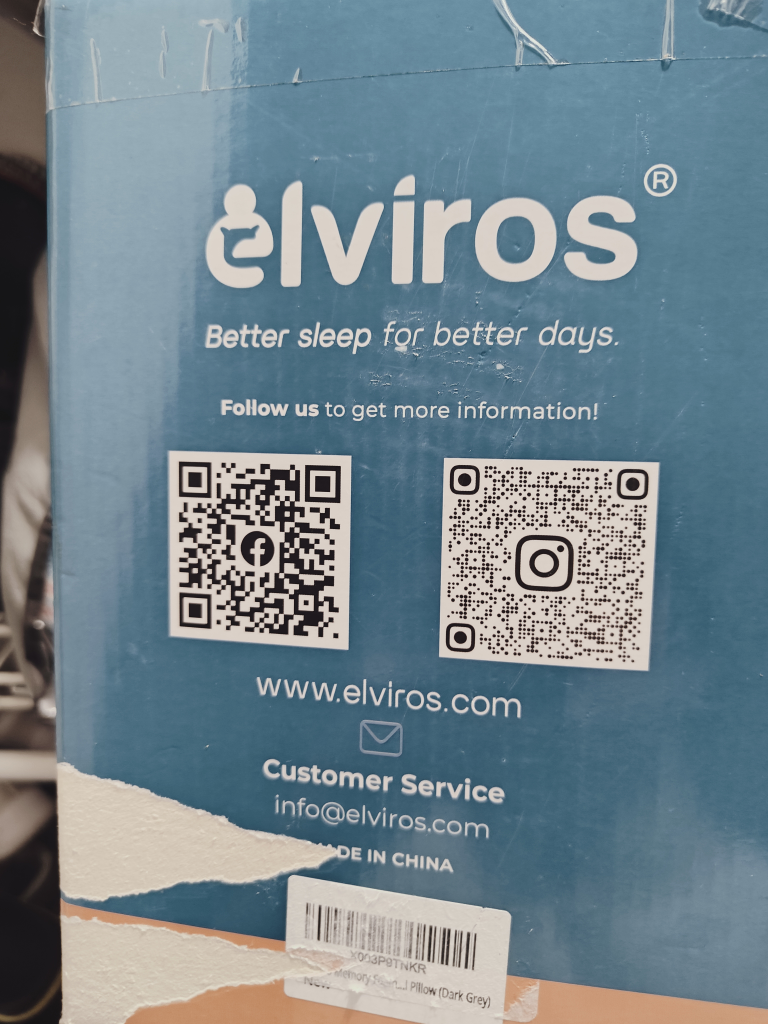 Elviros memory foam cervical pillow - photo 2