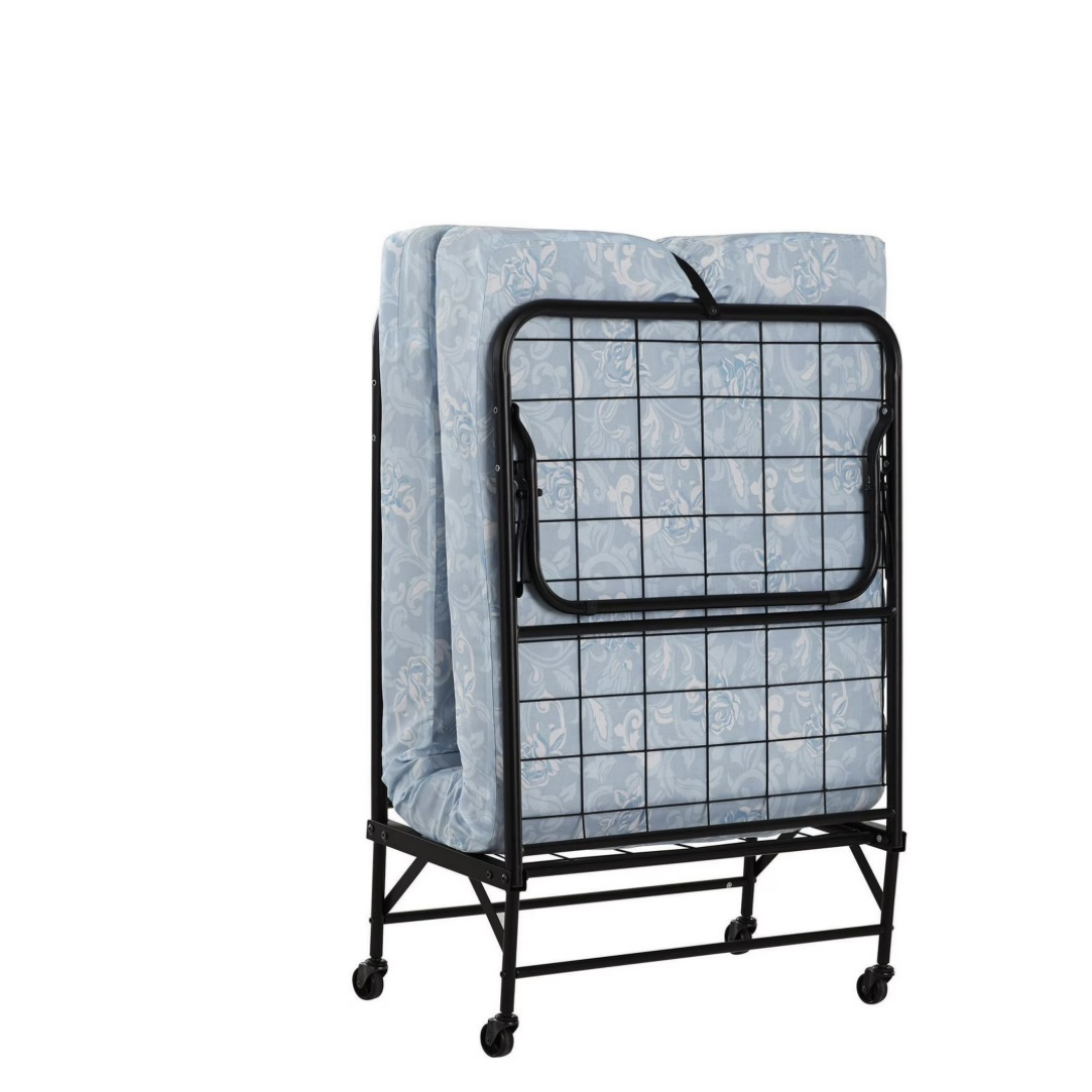 Folding bed - metal frame with 4” mattress - photo 3