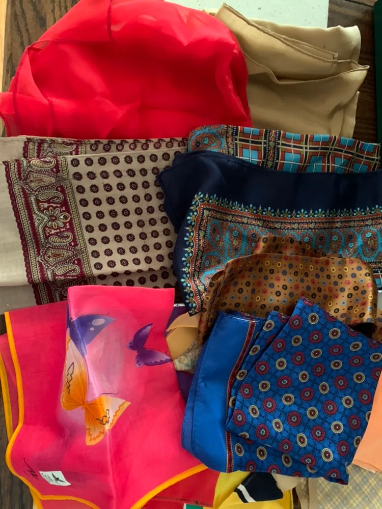 Vintage Variety Silk Scarves thumbnail