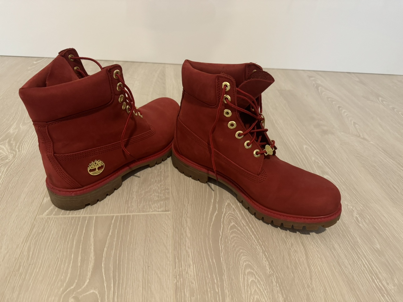 Timberland Red Boots Size 9 - photo 2
