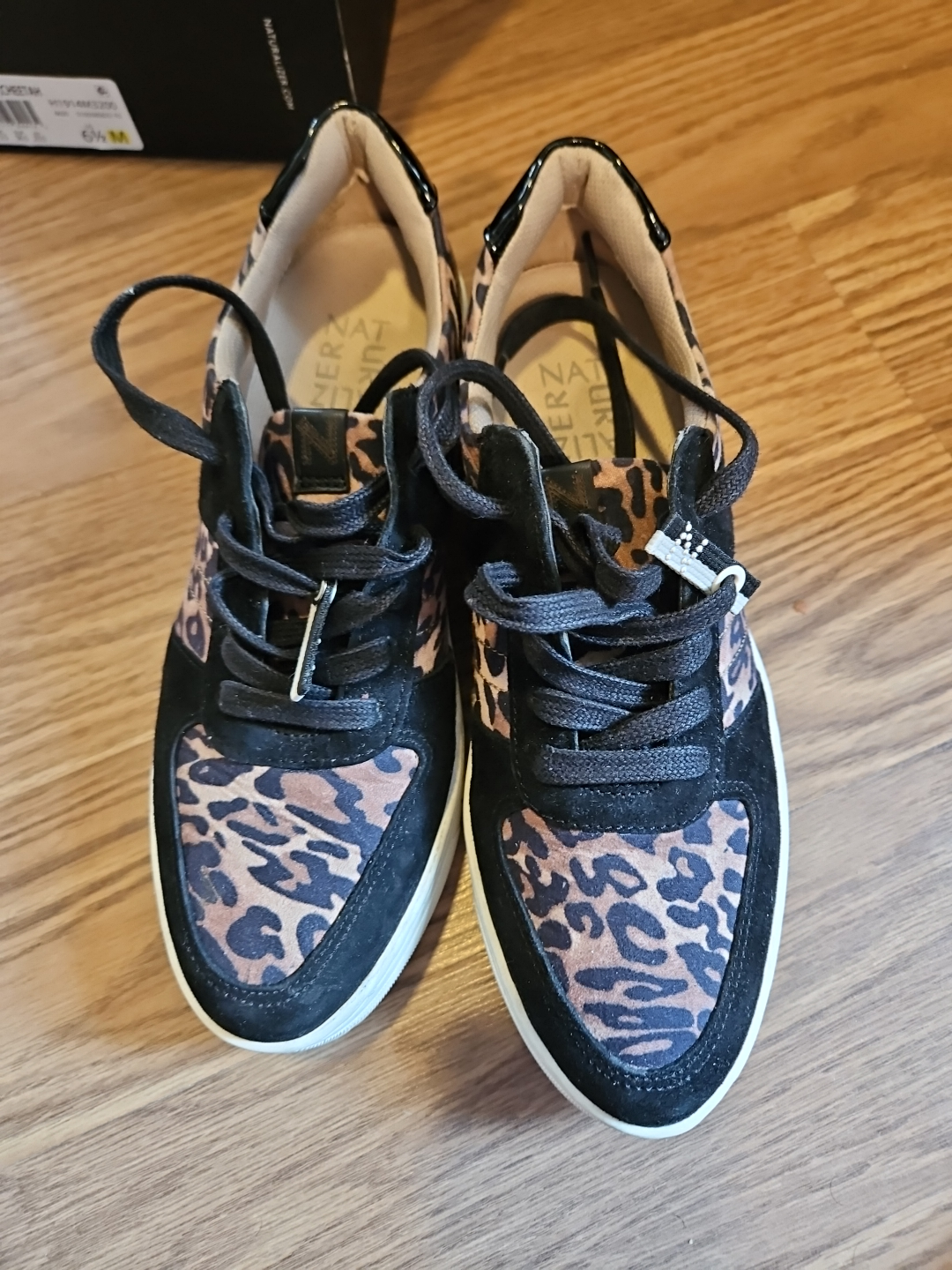 Naturalizer Women's Hadley Sneakers Black/Cheetah Size 6.5 - photo 5