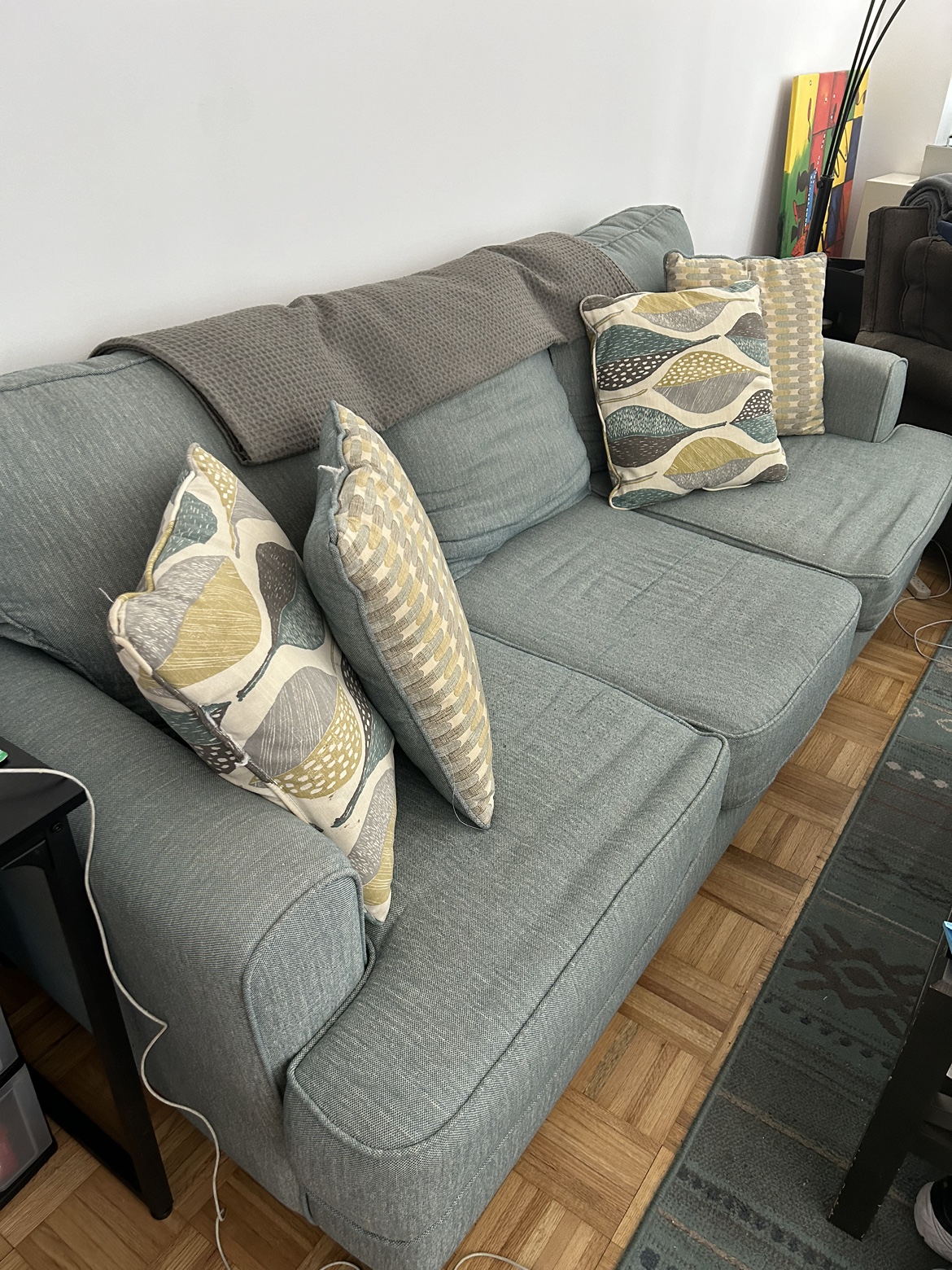 Sofa with convertible bed