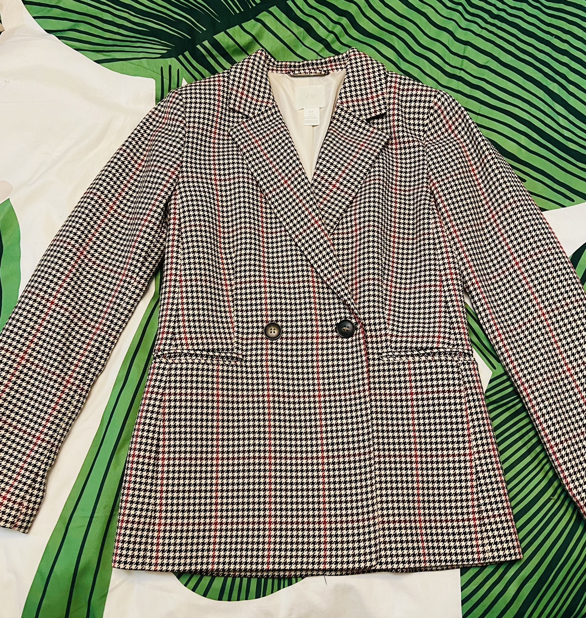 H&M plaid blazer (worn only once!)