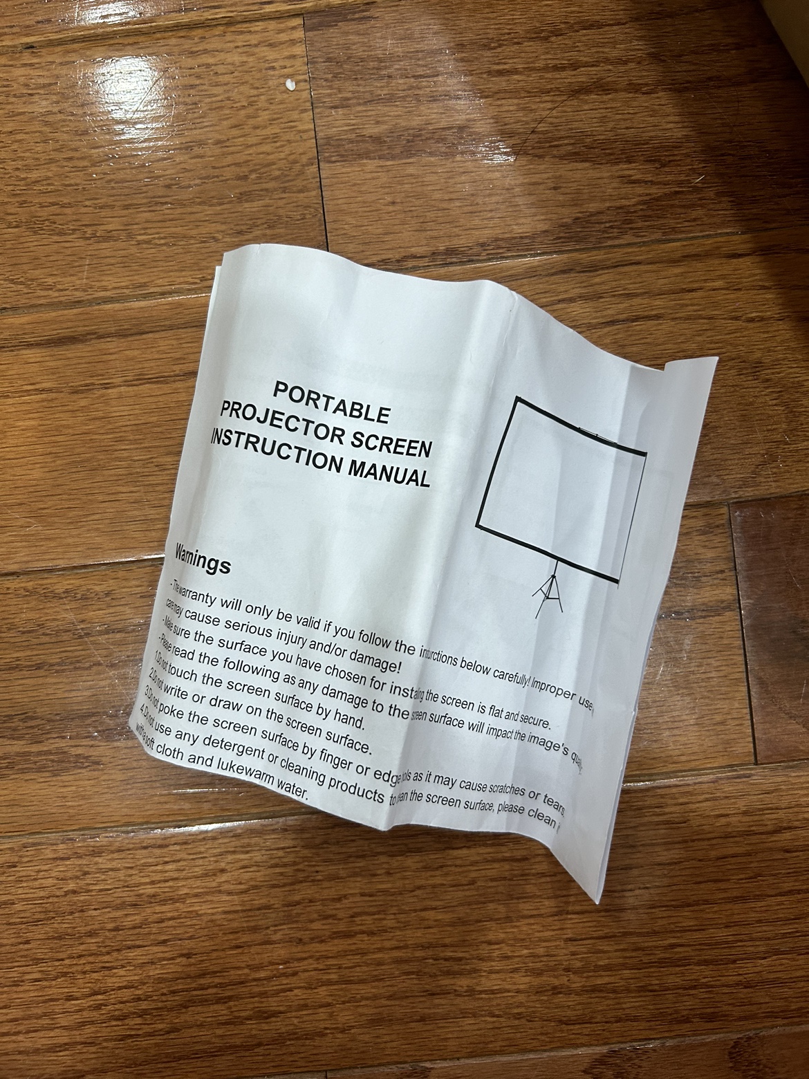 Portable Projector Screen - photo 2