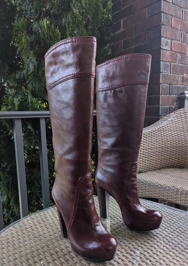 Vince Camuto Leather, Platform Boots image indicator(2)