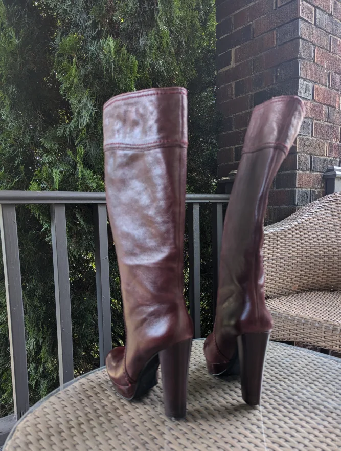 Vince Camuto Leather, Platform Boots image indicator(3)