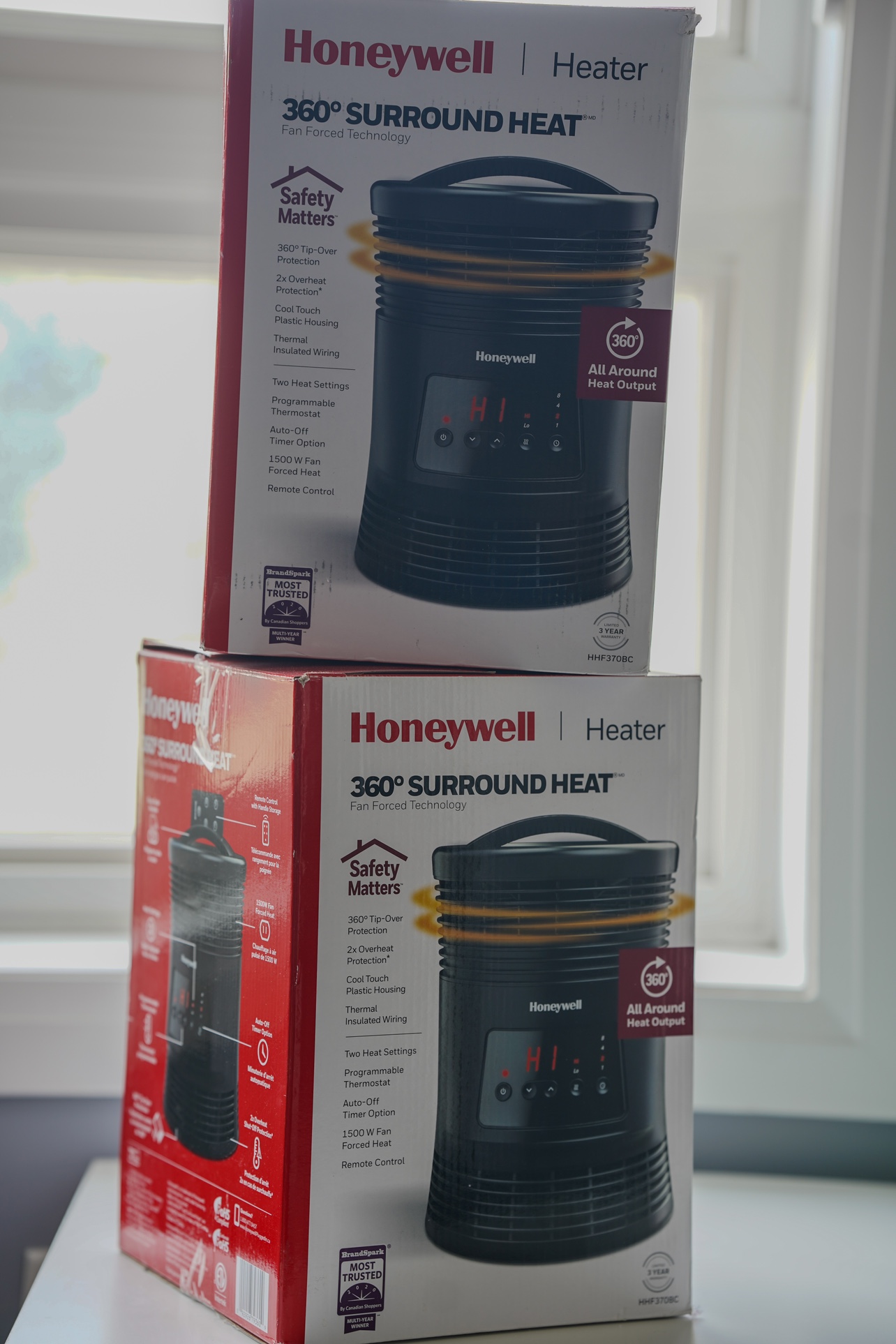 Honeywell 360° Surround Heat Fan Forced Heater