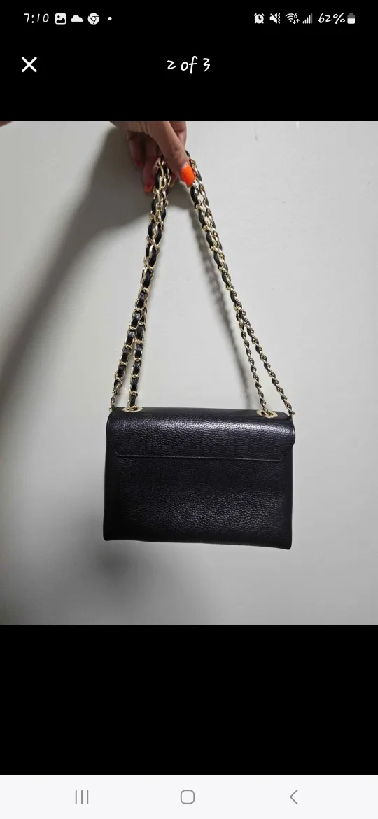 Valentino Black Leather Chain Bag image indicator(3)