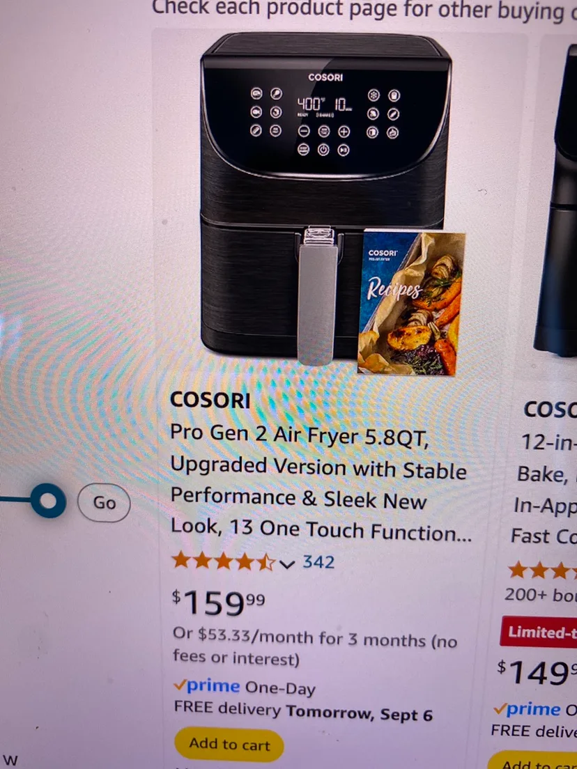 COSORI Pro Gen 2 Smart Air Fryer image indicator(2)