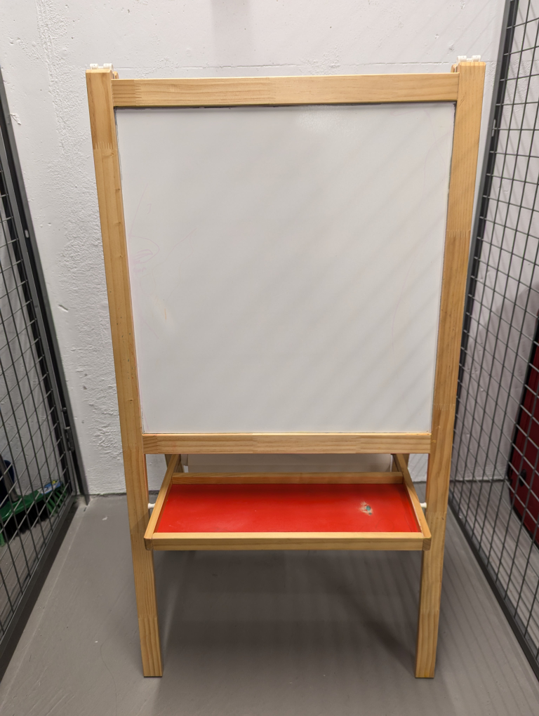 Double Sided Ikea Chalkboard & Whiteboard Easel