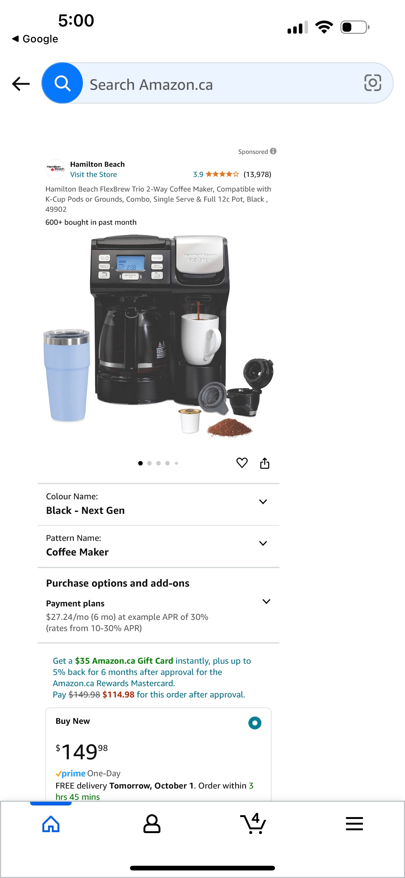 Hamilton Beach FlexBrew Coffee Maker - photo 5