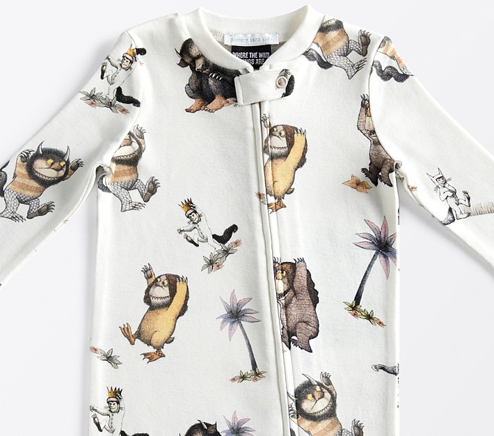 Brand New Where the Wild Things Are Baby Onesie PJ - photo 2